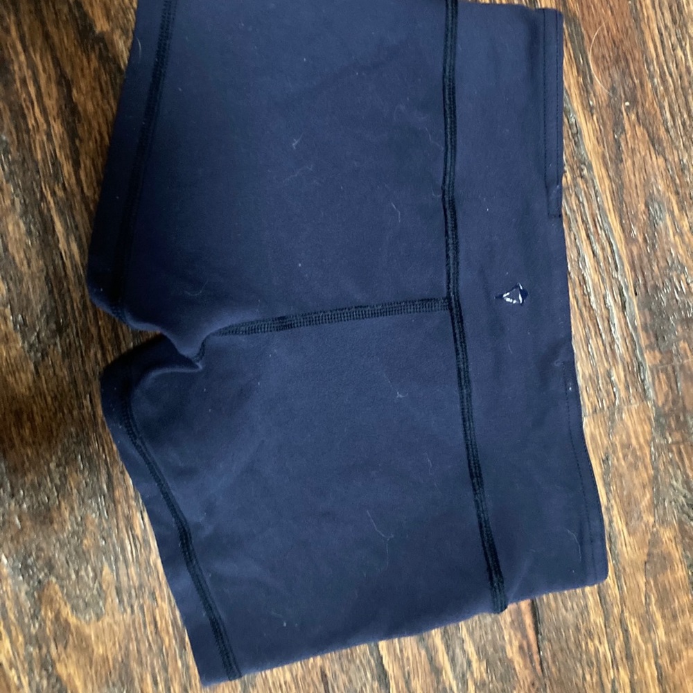 Navy blue ivivva spandex shorts